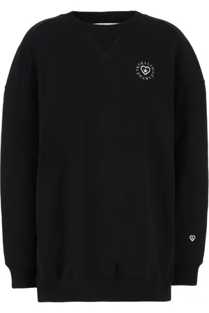 Stella McCartney Bluzy, Kobieta, Czarny, XS, Bawełna, Stylowa bluza dla modnego wyglądu