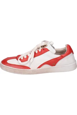 Moma Buty, Kobieta, Wielobarwność, 37 EU, Skóra, Damskie sneakersy w stylu vintage ze skóry