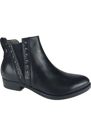 Nero Giardini Buty, Kobieta, Czarny, 37 EU, Skóra, Czarne Botki 13100