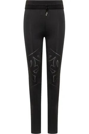 Salvatore Ferragamo Spodnie, Kobieta, Czarny, M, Długie legginsy