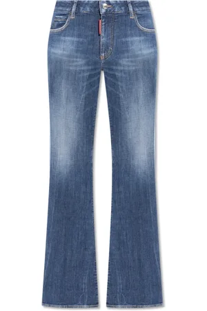 Dsquared2 Jeansy, Kobieta, Niebieski, XS, Bawełna, Jeansyy Flare