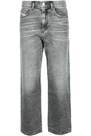 Diesel Jeansy, Kobieta, Czarny, W30, Stylowe jeansy z bawełny i elastanu