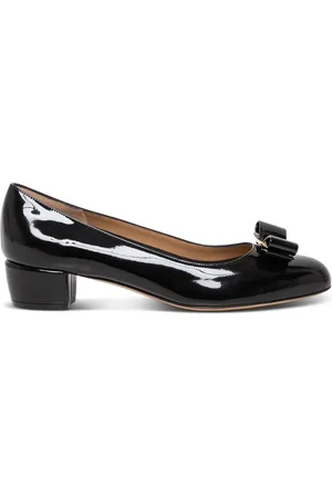 Salvatore Ferragamo Buty, Kobieta, Czarny, 35 1/2 EU, Skóra, Czółenka Vara