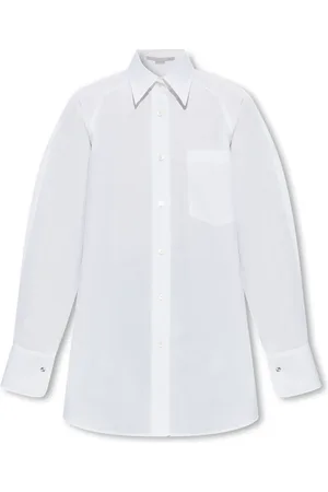 Stella McCartney Bluzki, Kobieta, Biały, 3XS, Bawełna, Oversize Shirt