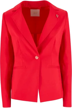 YES ZEE BY ESSENZA Kurtki, Kobieta, Czerwony, S, Czerwona Kurtka Damska Elegancki Współczesny Design