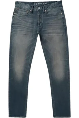 Denham Jeansy, Mężczyzna, Niebieski, W33 L34, Denim, Razor Adbgl Jeansy