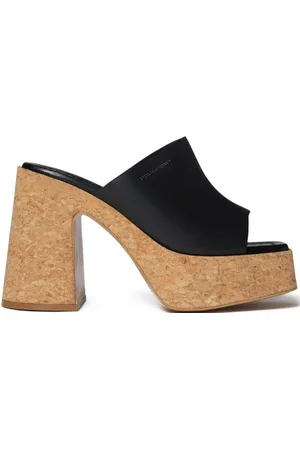 Stella McCartney Buty, Kobieta, Czarny, 39 EU, Skóra, Czółenka na koturnie