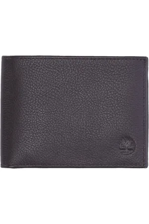 Timberland Akcesoria, Mężczyzna, brązowy, ONE SIZE, Skóra, Klasyczny skórzany portfel bifold z kieszenią na monety