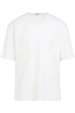 LEMAIRE Koszulki, Mężczyzna, Biały, L, Bawełna, Luźny T-shirt