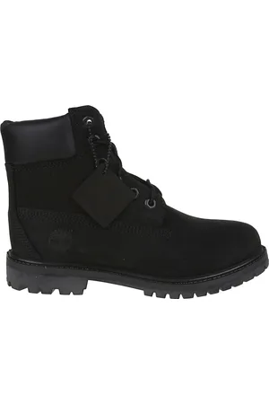 Timberland Buty, Kobieta, Czarny, 36 EU, Skóra, Wysokiej jakości wodoodporne sznurowane buty 6-calowe