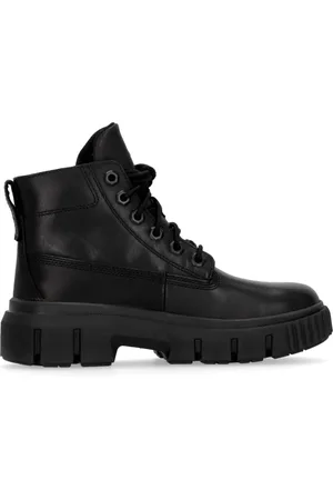 Timberland Buty, Kobieta, Czarny, 36 EU, Skóra, Sznurowane, wodoodporne wysokie buty Greyfield