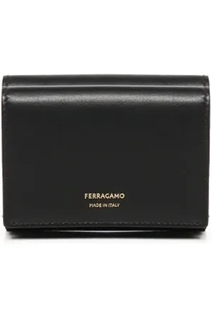 Salvatore Ferragamo Akcesoria, Kobieta, Czarny, ONE SIZE, Skóra, Portfel