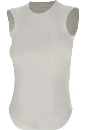 The Attico Koszulki, Kobieta, Biały, XS, Bawełna, Reese Tank Top