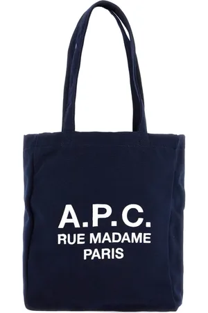 A.P.C. Torebki, Kobieta, Niebieski, ONE SIZE, Nylon, Torba typu tote Lou Rue Madame