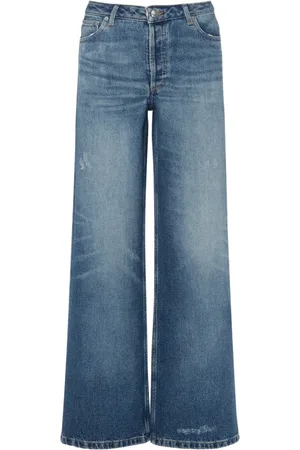 A.P.C. Jeansy, Kobieta, Niebieski, W29, Bawełna, Elisabeth Wide Jeansy