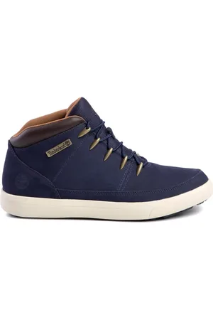 Timberland Buty, Mężczyzna, Niebieski, 40 EU, Casualowe sznurowane botki z nubuku