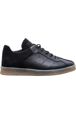 Maison Margiela Buty, Mężczyzna, Czarny, 40 EU, Skóra, Skórzane Sneakersy Court