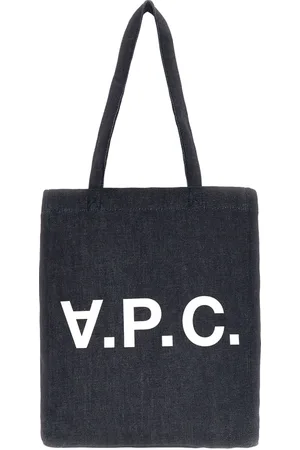 A.P.C. Torebki, Kobieta, Niebieski, ONE SIZE, Denim, Laure Denim Tote Bag