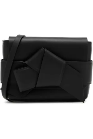 Acne Studios Torebki, Kobieta, Czarny, ONE SIZE, Skóra, Mini Musubi Cross Body Bag