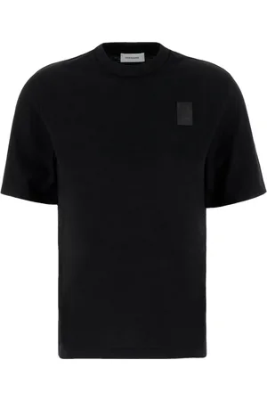 Salvatore Ferragamo Koszulki, Kobieta, Czarny, S, Stylowy T-Shirt