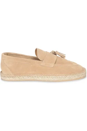 LARDINI Buty, Mężczyzna, Beżowy, 41 EU, Zamsz, Beżowe wsuwane espadryle z zamszu
