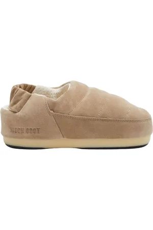 Moon Boot Buty, Kobieta, Beżowy, 39 EU, Zamsz, Gołębie Szare Sandały z Zamszu