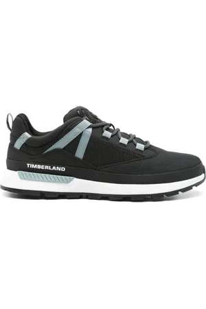 Timberland Buty, Mężczyzna, Czarny, 40 1/2 EU, Czarne masywne sneakersy z logo na języku