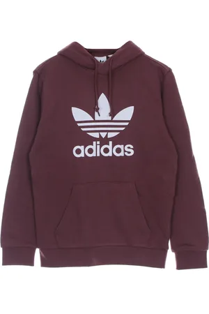 adidas Bluzy, Mężczyzna, brązowy, S, Bawełna, Lekka bluza z kapturem Trefoil Hoody