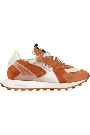 RUN OF Buty, Kobieta, brązowy, 36 EU, Skóra, Aggressive Sneakers