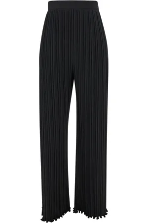 Lanvin Spodnie, Kobieta, Czarny, S, Szerokie Spodnie