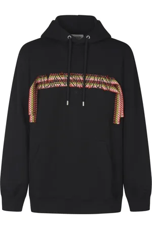 Lanvin Bluzy, Mężczyzna, Czarny, S, Bawełna, Oversized Hoodie