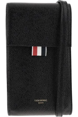 Thom Browne Akcesoria, Mężczyzna, Czarny, ONE SIZE, Skóra, Portfel