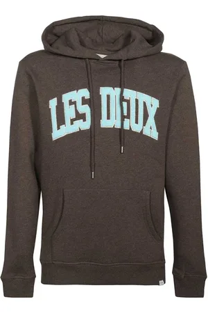 Les Deux Bluzy, Mężczyzna, Szary, S, Bawełna, Bawełniana bluza z kapturem