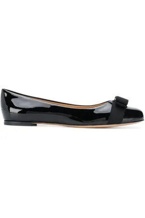 Salvatore Ferragamo Buty, Kobieta, Czarny, 36 1/2 EU, Skóra, Klasyczne skórzane mokasyny