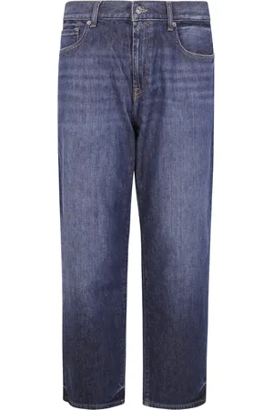 7 for all Mankind Jeansy, Mężczyzna, Niebieski, W34, Denim, Szerokie jeansy Wide Denim Roadmap