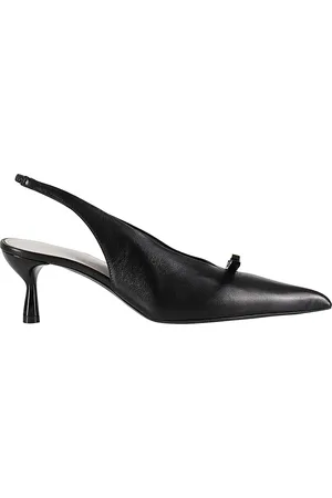 Lanvin Buty, Kobieta, Czarny, 40 EU, Skóra, Eleganckie Czółenka Slingback