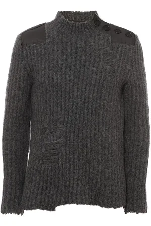 Stella McCartney Swetry, Mężczyzna, Szary, L, Przytulny sweter z dzianiny