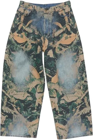 Acne Studios Jeansy, Kobieta, Wielobarwność, W26 L30, Denim, Denimowe jeansy Mossy Oak