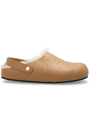 Stella McCartney Buty, Kobieta, Beżowy, 38 EU, Skóra, Klapki Elyse
