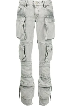 The Attico Jeansy, Kobieta, Szary, W25, Denim, Essie Jeansy