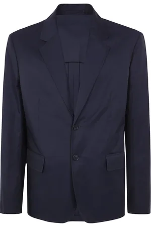 Lanvin Kurtki, Mężczyzna, Niebieski, S, Bawełna, Casualowa kurtka jeansowa