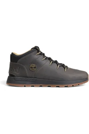 Timberland Buty, Mężczyzna, Szary, 41 EU, Skóra, Proste sneakersy z gumową podeszwą