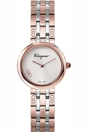 Salvatore Ferragamo Akcesoria, Kobieta, Różowy, ONE SIZE, Zegarek kwarcowy Signature