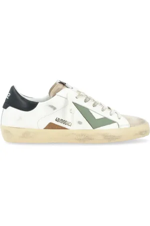 4b12 Buty, Mężczyzna, Biały, 43 EU, Skóra, Salvia Supreme Sneakers