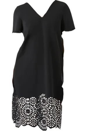 RRD Sukienki, Kobieta, Czarny, S, Sukienka V-neck Trou