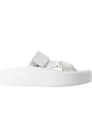 Maison Margiela Buty, Kobieta, Beżowy, 38 EU, Skóra, Sandały z odkrytymi palcami Almond