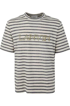 Lanvin Koszulki, Mężczyzna, Beżowy, L, Wełna, Elegancka Sukienka Fashion