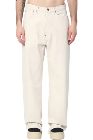 Maison Margiela Jeansy, Mężczyzna, Beżowy, W32, Jeansyy regular fit