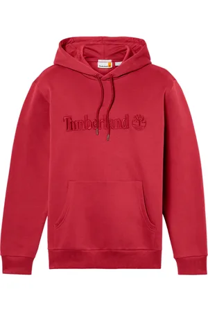 Timberland Bluzy, Mężczyzna, Czerwony, S, Wygodna Bluza z Kapturem