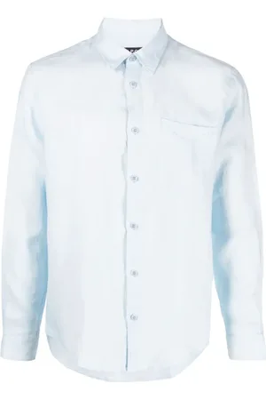 A.P.C. Koszule, Mężczyzna, Niebieski, M, Bawełna, Chemise Cassel